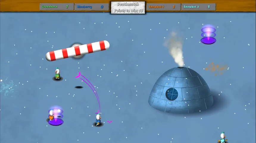 Скриншот 5 к игре Snowman Arena