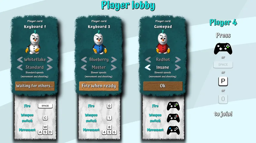 Скриншот 8 к игре Snowman Arena