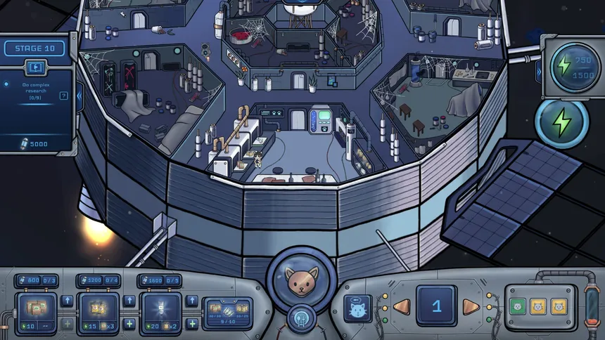 Скриншот 3 к игре Catellite-609: feline space adventure