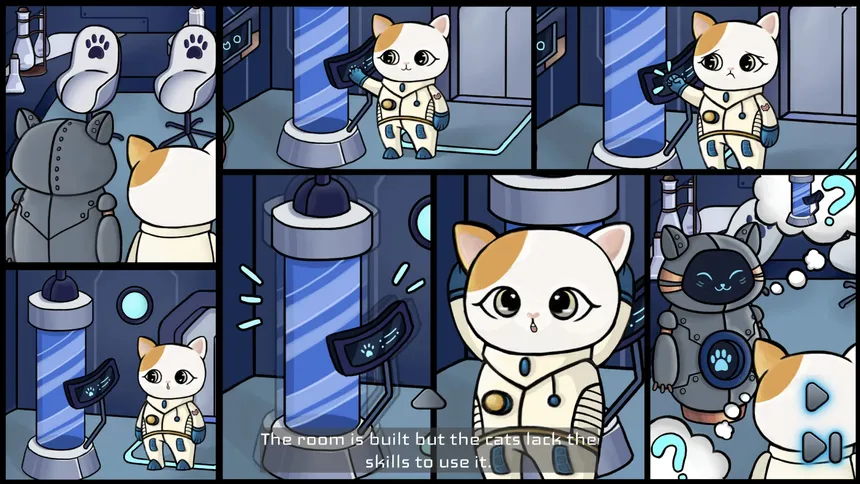 Скриншот 6 к игре Catellite-609: feline space adventure