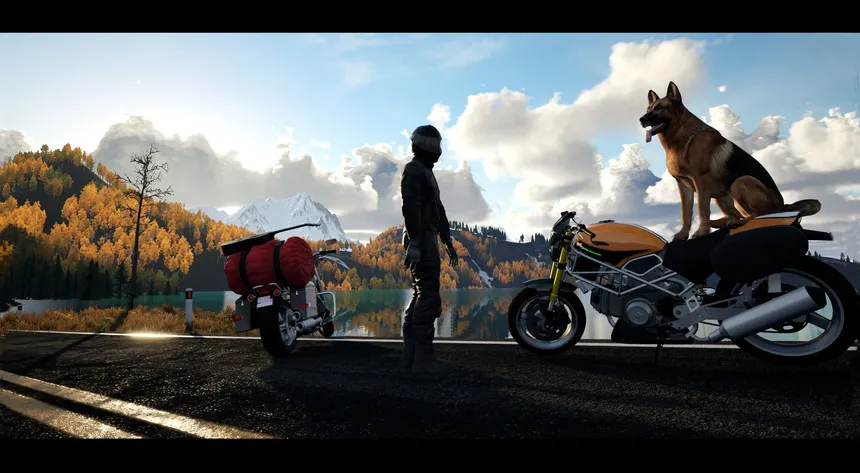 Скриншот 3 к игре Motorcycle Travel Simulator