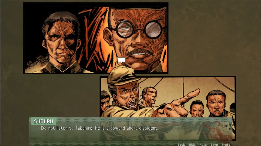 Скриншот 2 к игре The Devils - A Visual Novel Of WWII