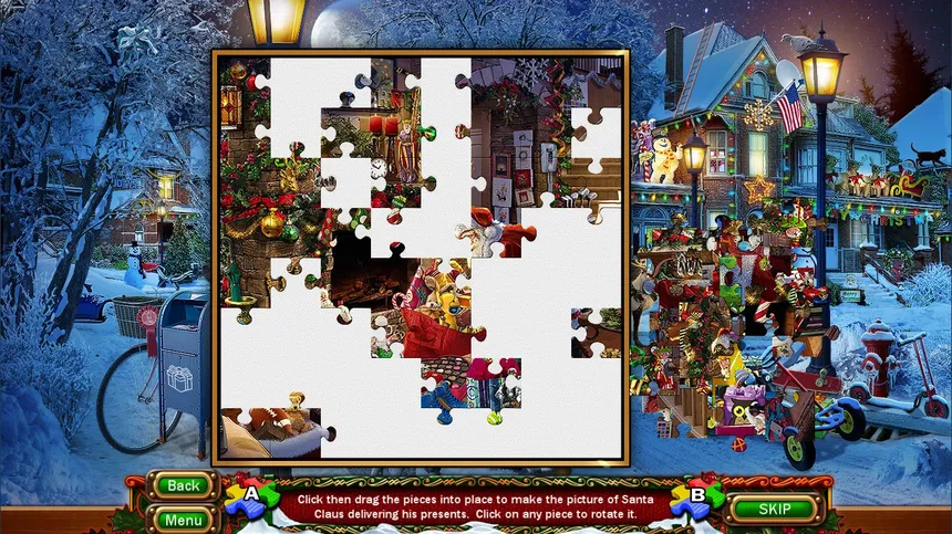 Скриншот 1 к игре Ultimate Christmas Puzzler 2