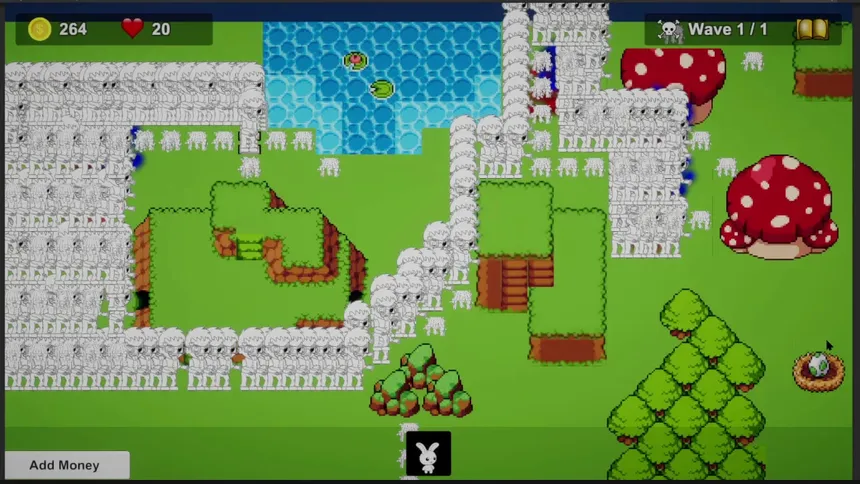 Скриншот 2 к игре Bunnies Vs Zombies