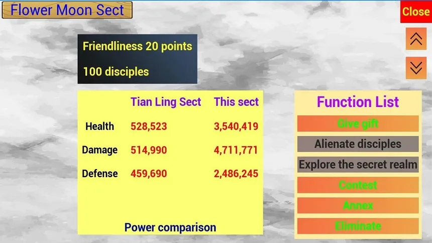 Скриншот 1 к игре The rise of Tianling Sect