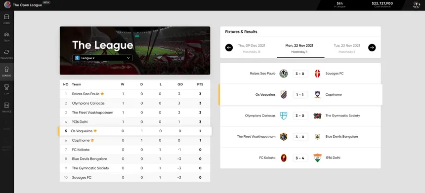 Скриншот 4 к игре The Open League