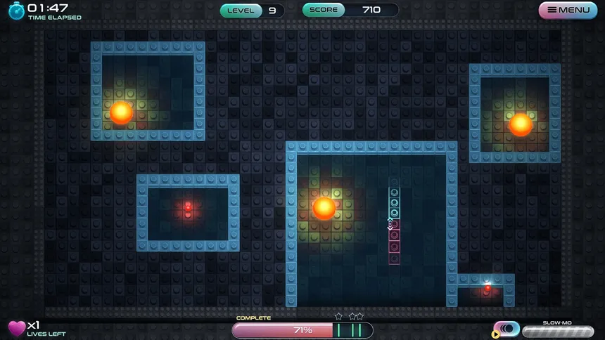Скриншот 1 к игре JezzBall Atomic
