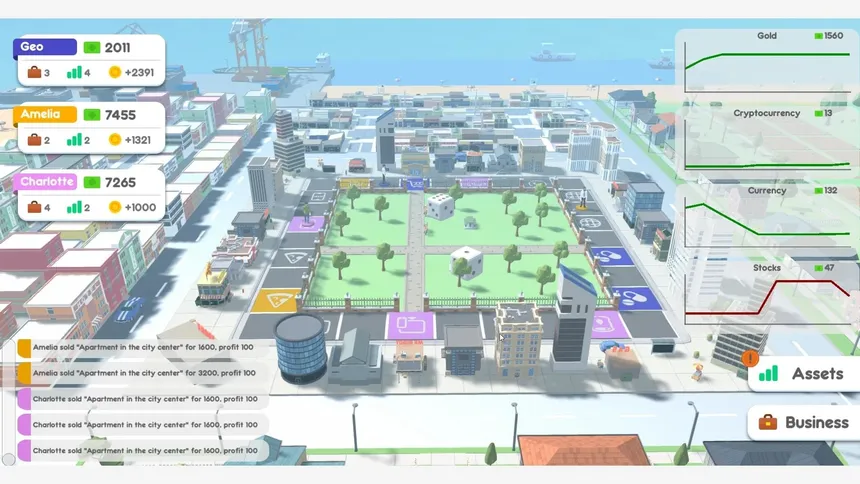Скриншот 1 к игре Blue Chips: economic multiplayer board game