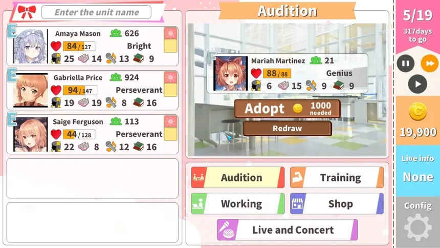 Скриншот 2 к игре Idling Idol