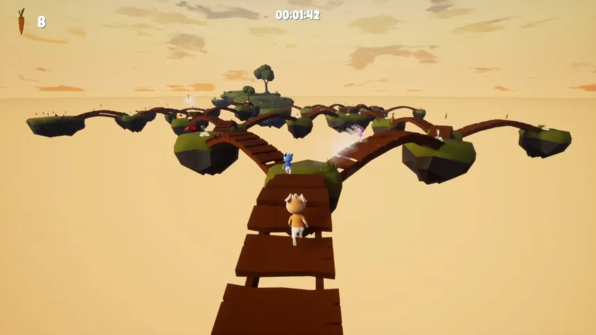 Скриншот 1 к игре Bouncy Bunnies