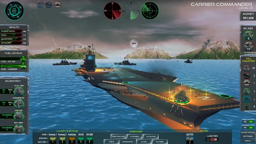 Скриншот 1 к игре Carrier Commander