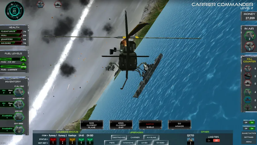 Скриншот 2 к игре Carrier Commander