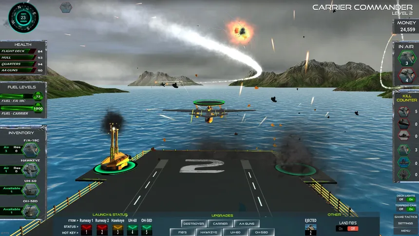 Скриншот 3 к игре Carrier Commander