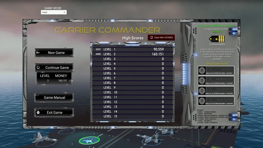 Скриншот 6 к игре Carrier Commander