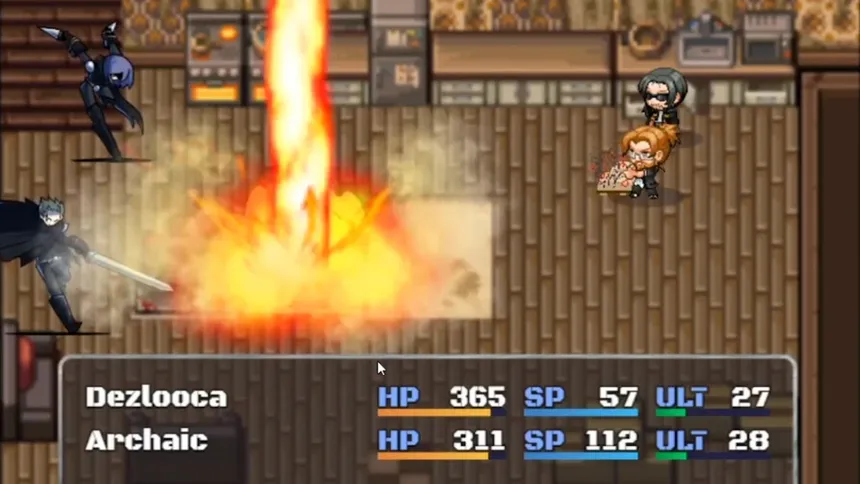 Скриншот 3 к игре Dezlooca Anthology - Retro Rpg: Rise of the One Winged Phoenix