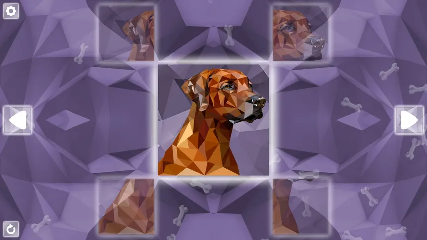 Скриншот 1 к игре Poly Puzzle: Dogs