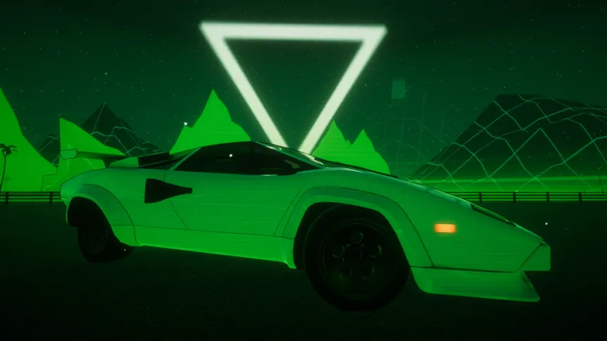 Скриншот 4 к игре RetroDrift: Retrowave Online Road