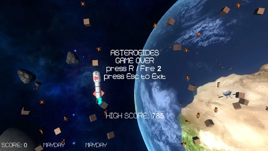 Скриншот 2 к игре Asteroides