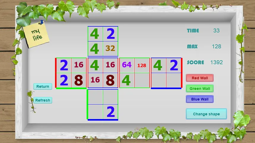 Скриншот 2 к игре jingor 2048