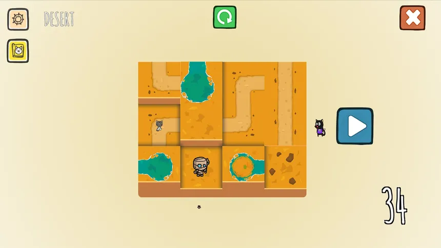 Скриншот 2 к игре Cat Swap Tiles
