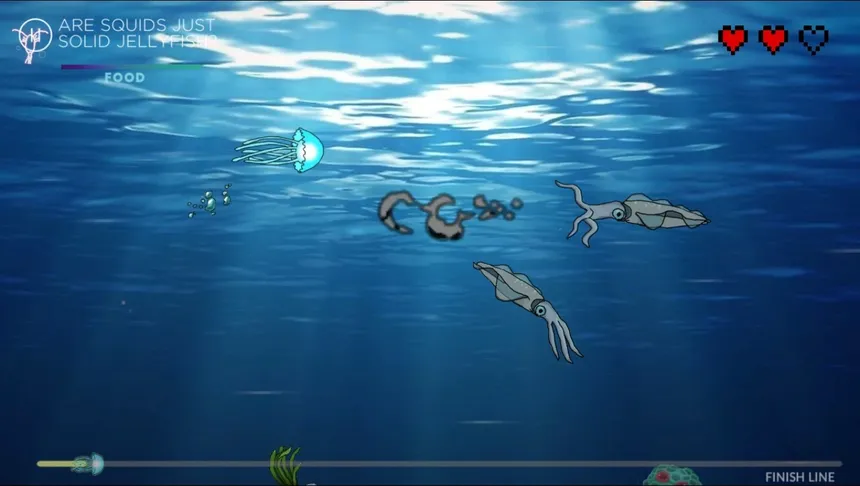 Скриншот 2 к игре A lost jellyfish: Return to its parents
