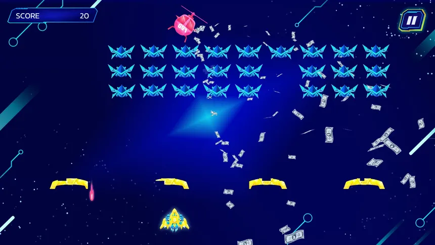 Скриншот 1 к игре Coins Invaders