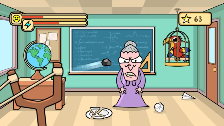 Скриншот 1 к игре Bash the Teacher! - Classroom Clicker