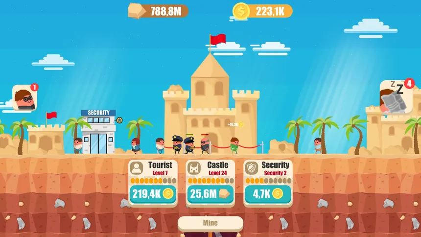 Скриншот 3 к игре Idle Sand Castle