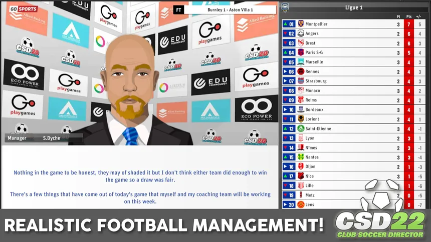 Скриншот 3 к игре Club Soccer Director 2022