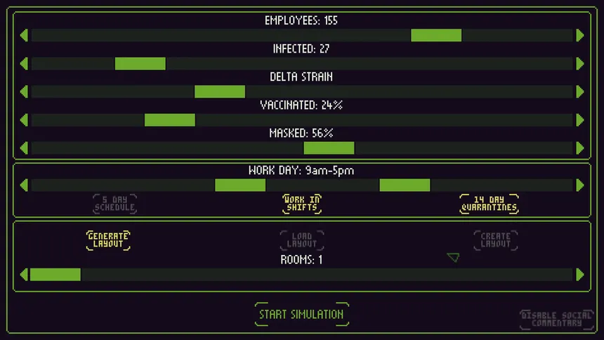 Скриншот 5 к игре Covid Simulator