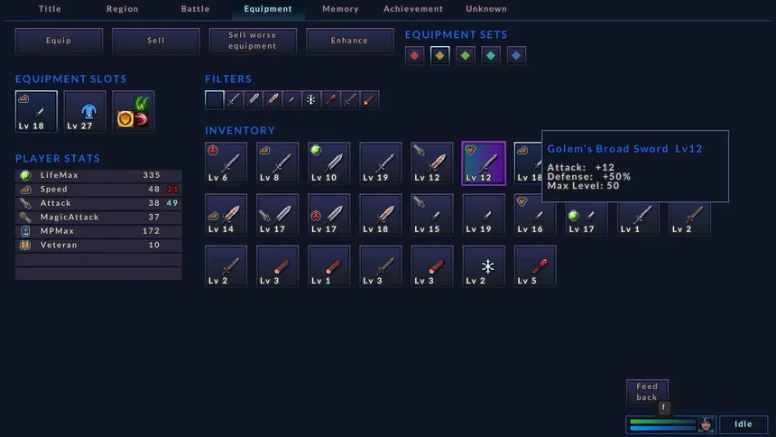 Скриншот 2 к игре Generic RPG Idle