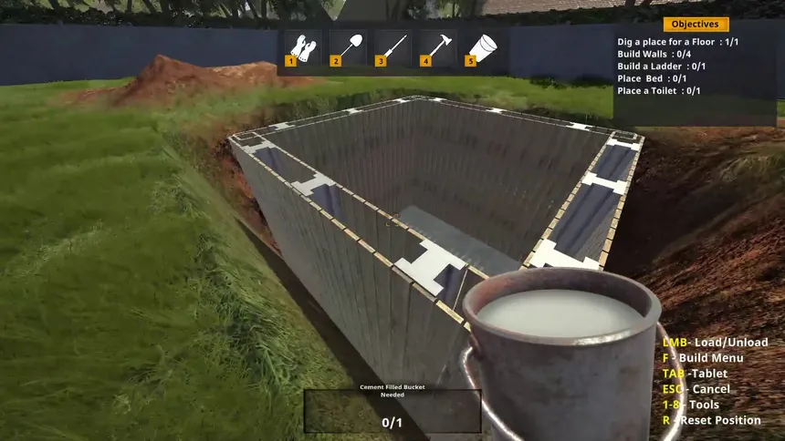 Скриншот 2 к игре Bunker Builder Simulator