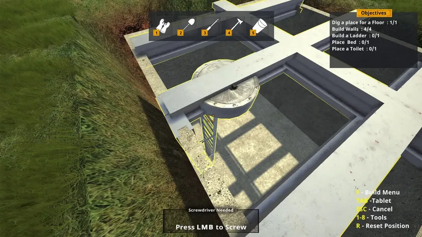 Скриншот 8 к игре Bunker Builder Simulator