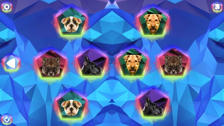 Скриншот 2 к игре Poly Memory: Dogs
