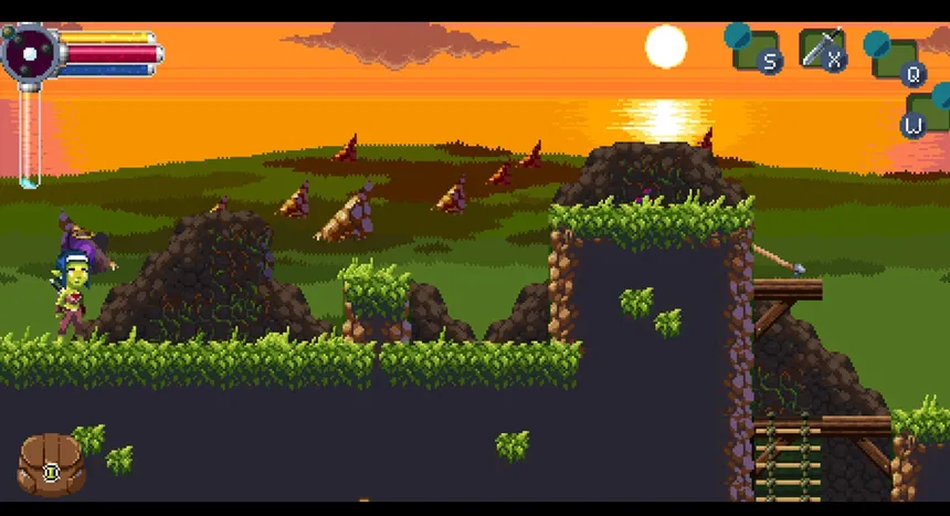 Скриншот 1 к игре Zoria and the Cursed Land