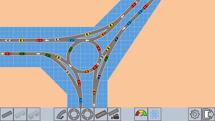 Скриншот 1 к игре Tiny Road Interchanges