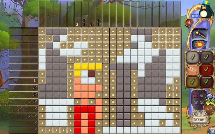 Скриншот 1 к игре Fantasy Mosaics 35: Day at the Museum