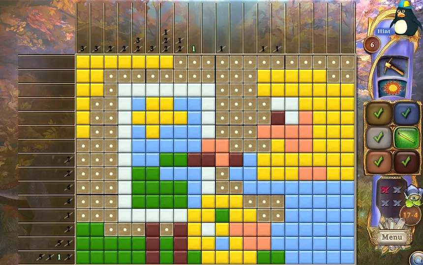 Скриншот 3 к игре Fantasy Mosaics 35: Day at the Museum