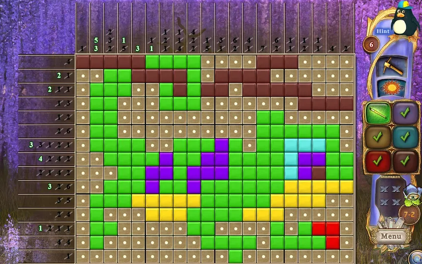 Скриншот 5 к игре Fantasy Mosaics 35: Day at the Museum