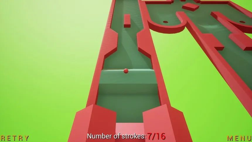 Скриншот 2 к игре Mini Mini-Golf