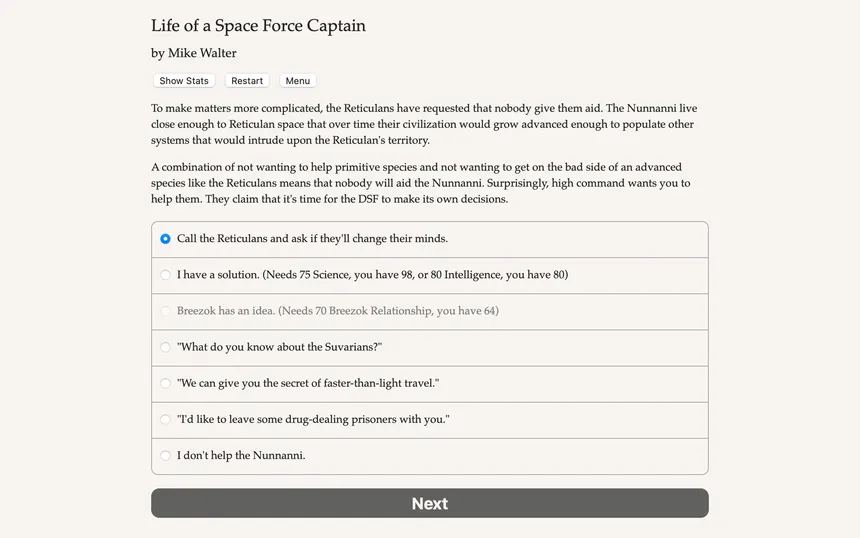 Скриншот 6 к игре Life of a Space Force Captain
