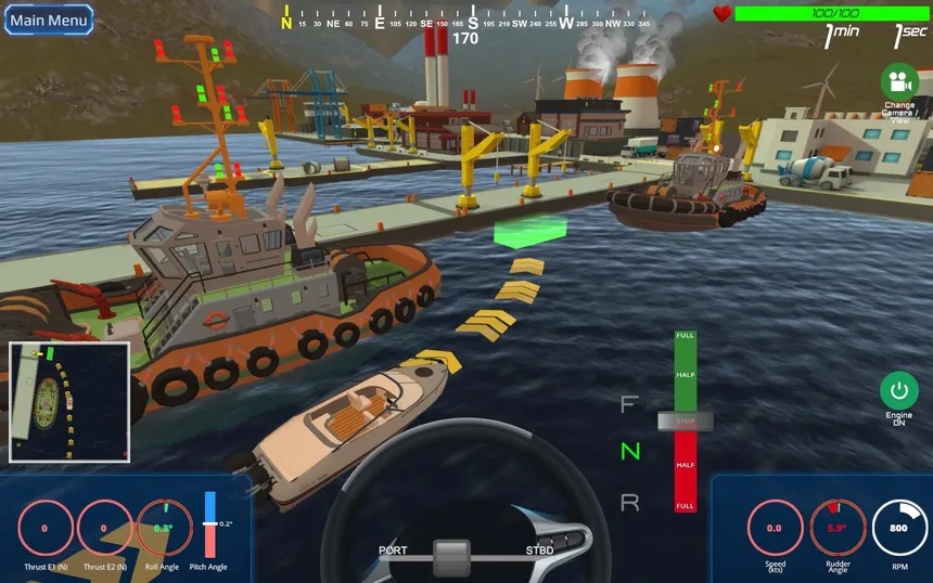 Скриншот 2 к игре Boat Simulator Apprentice