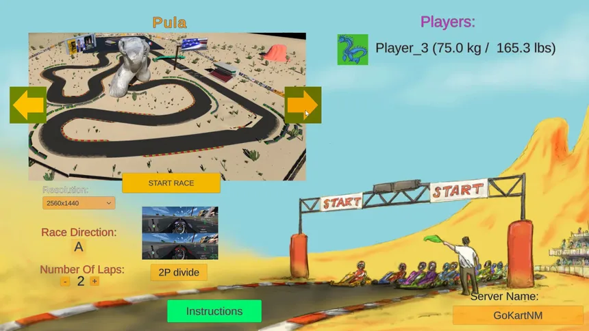 Скриншот 7 к игре GoKart - NewMexico