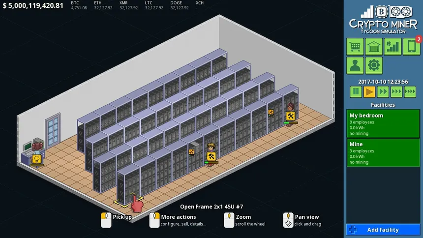 Скриншот 2 к игре Crypto Miner Tycoon Simulator