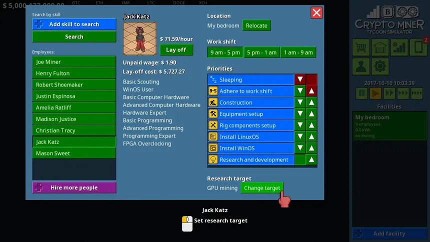 Скриншот 6 к игре Crypto Miner Tycoon Simulator