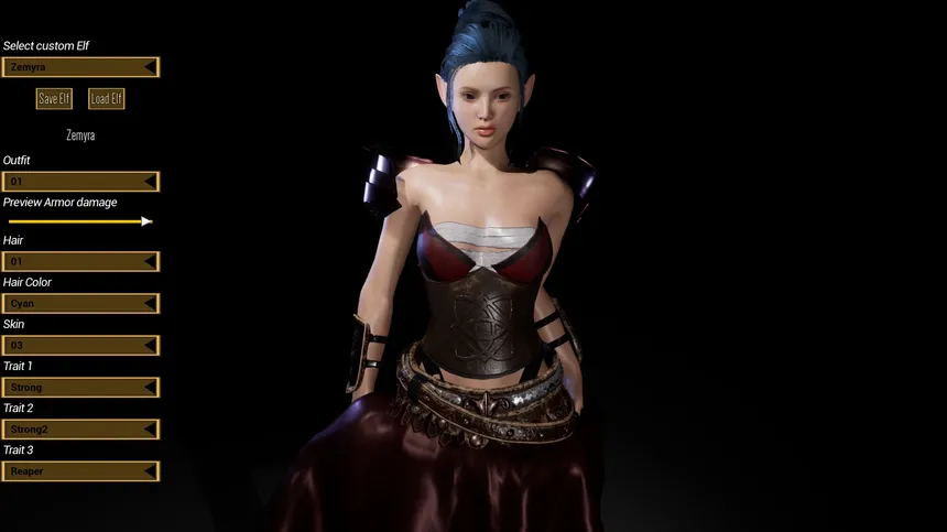 Скриншот 1 к игре Elven Warmaiden