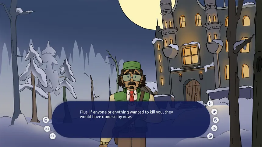 Скриншот 1 к игре Panicked and Surrounded by Hot Vampires