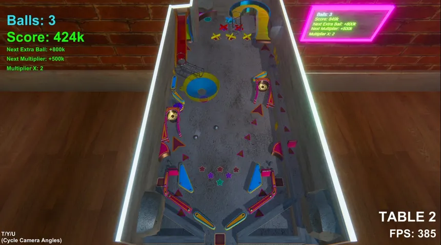 Скриншот 5 к игре Pinballer (3D Pinball)
