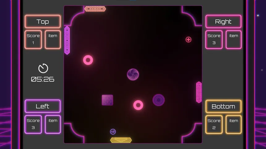 Скриншот 1 к игре Bounce Ball: Neon Party Arcade
