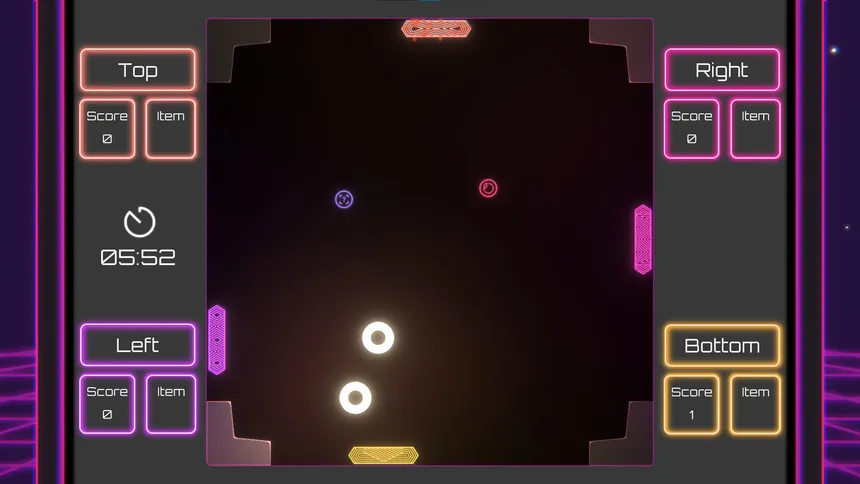 Скриншот 3 к игре Bounce Ball: Neon Party Arcade